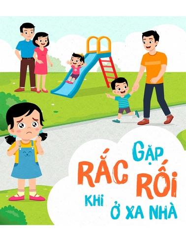 Gặp rắc rối khi ở xa nhà