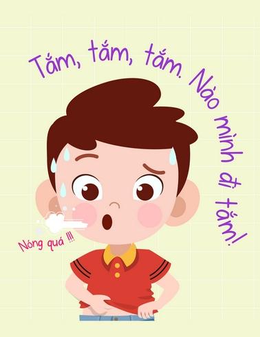 Tắm, tắm, tắm. Nào mình đi tắm!